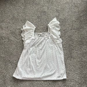 NWT Loft Eyelet top